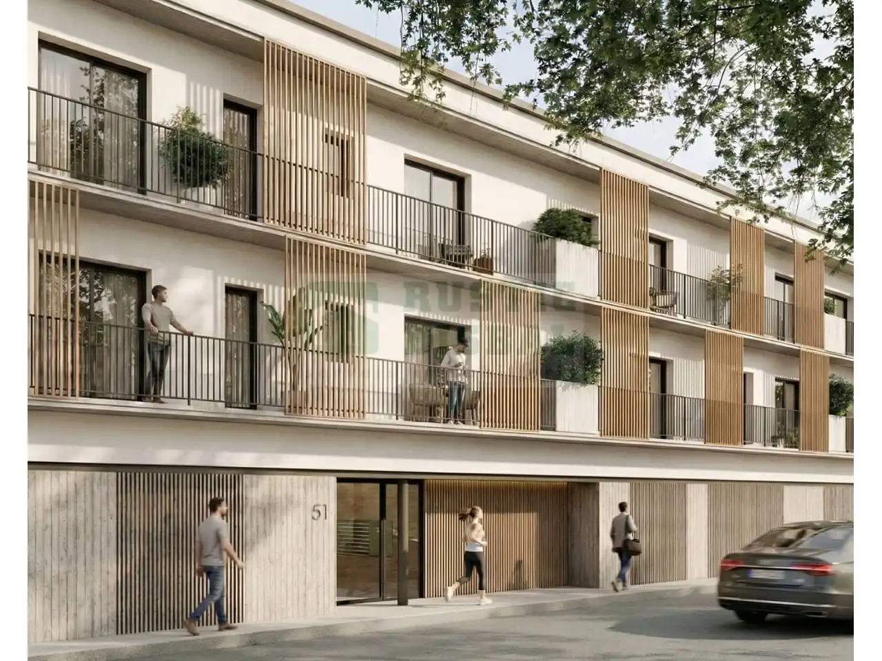 Vista exterior de Piso en venta en La Bisbal d'Empordà con Aire acondicionado, Calefacción y Balcón