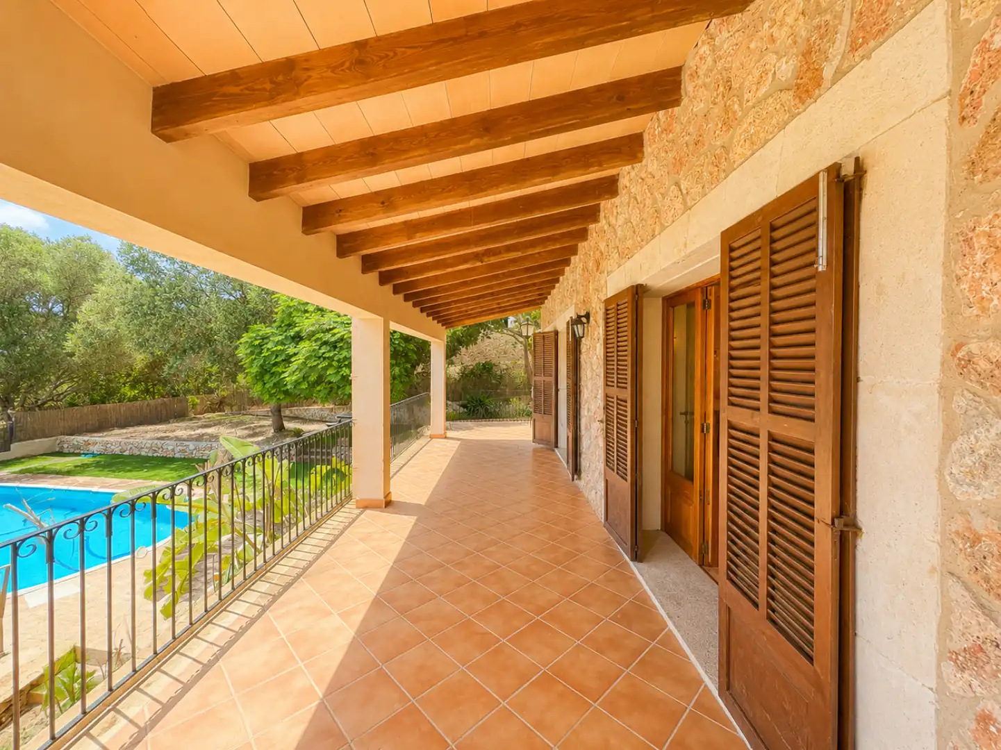 Terrace of Houses for rent in Santa Eugènia  with Air Conditioner, Heating and Private garden