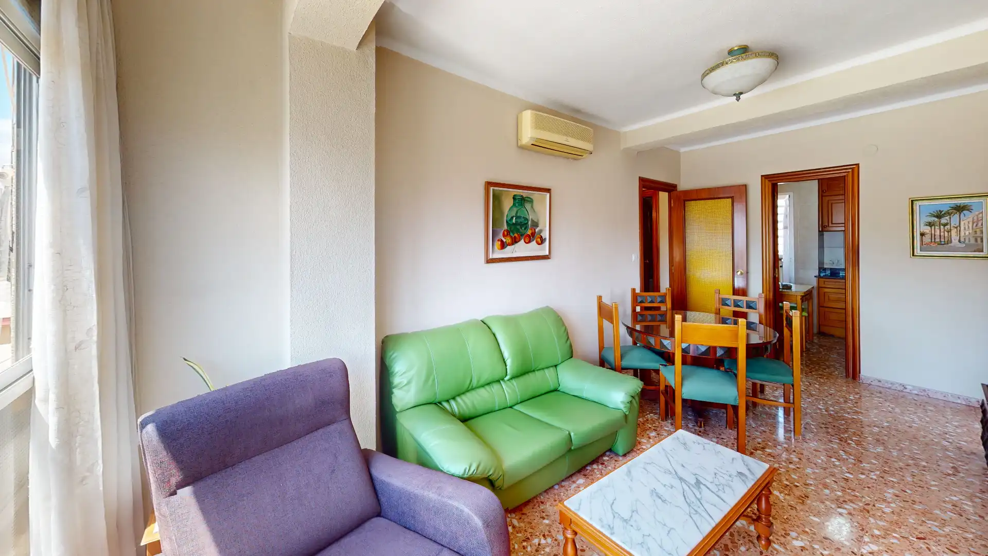 Living room of Flat for sale in Alicante / Alacant  with Air Conditioner
