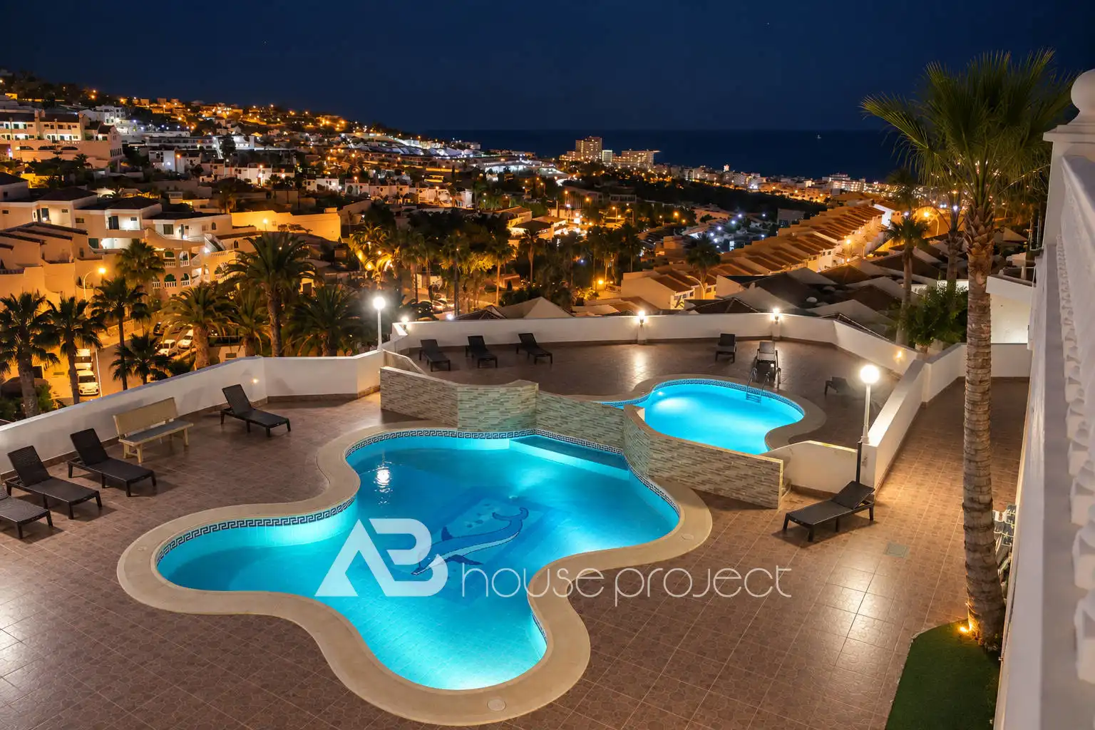 Terrace of Flat for rent in Adeje  with Private garden, Terrace and Furnished