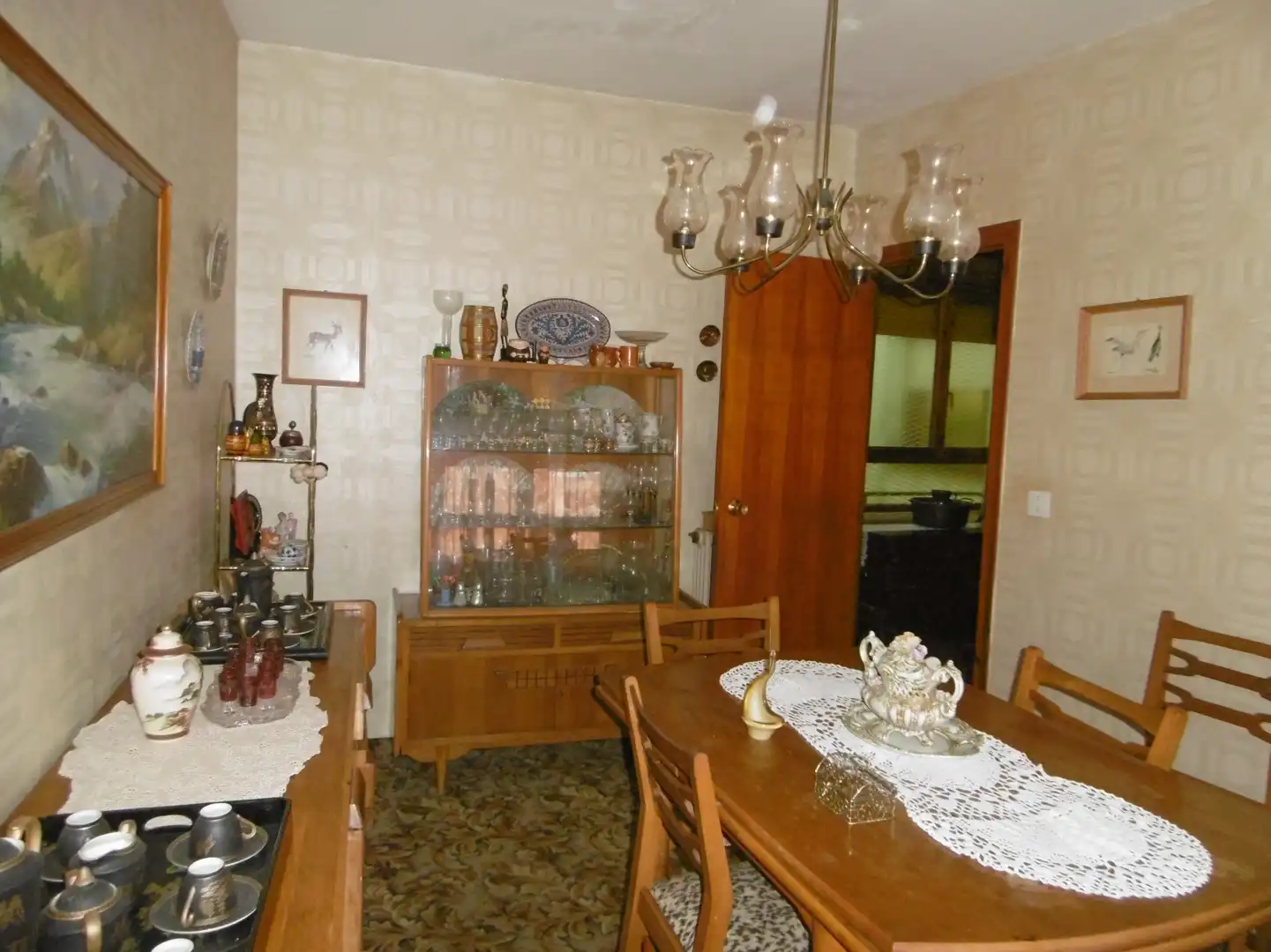 Esszimmer von Wohnung zum Verkauf in Astorga mit Heizung, Parkett und Terrasse