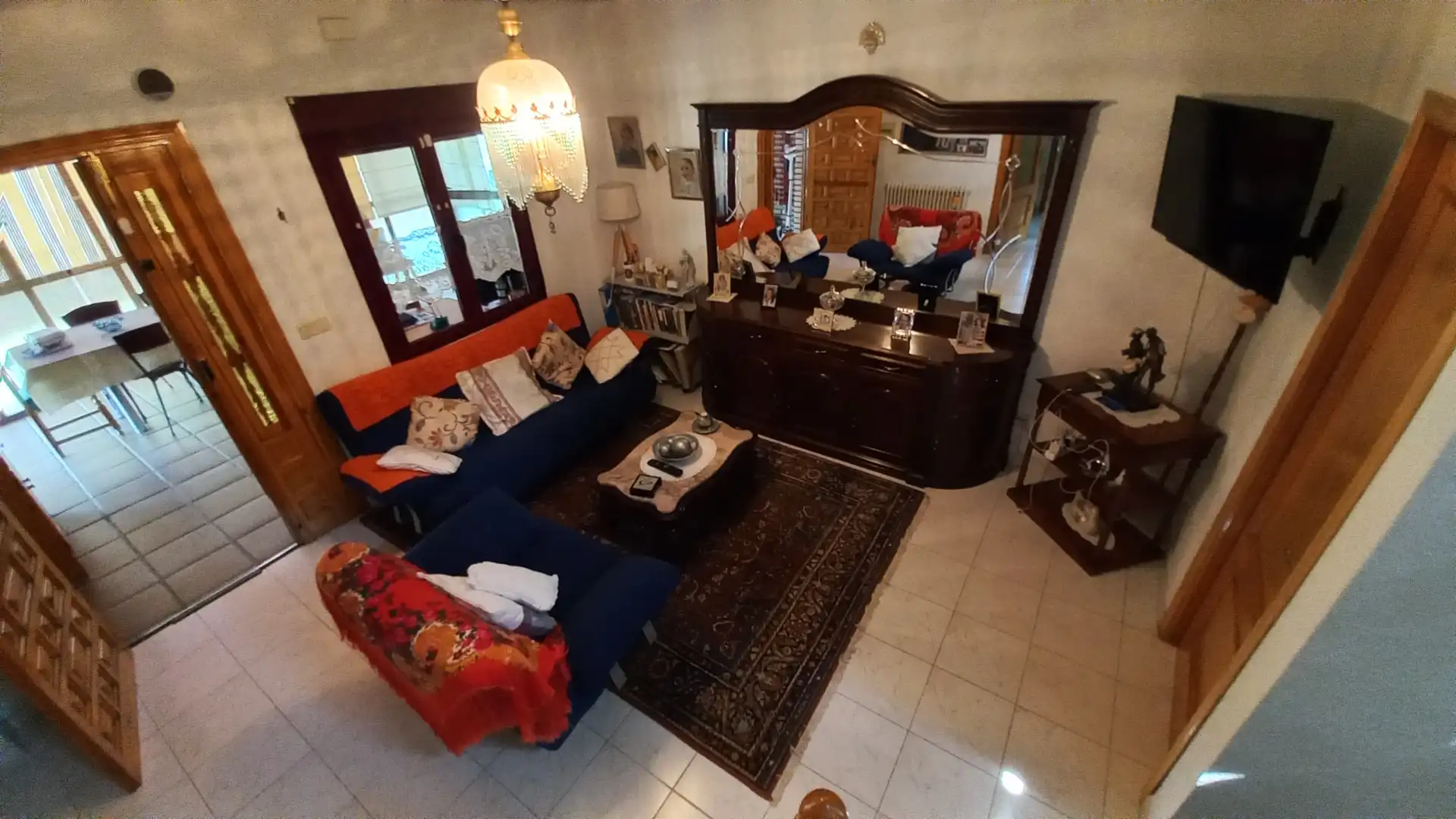 Sala d'estar de Casa o xalet en venda en Argujillo amb Calefacció, Jardí privat i Terrassa