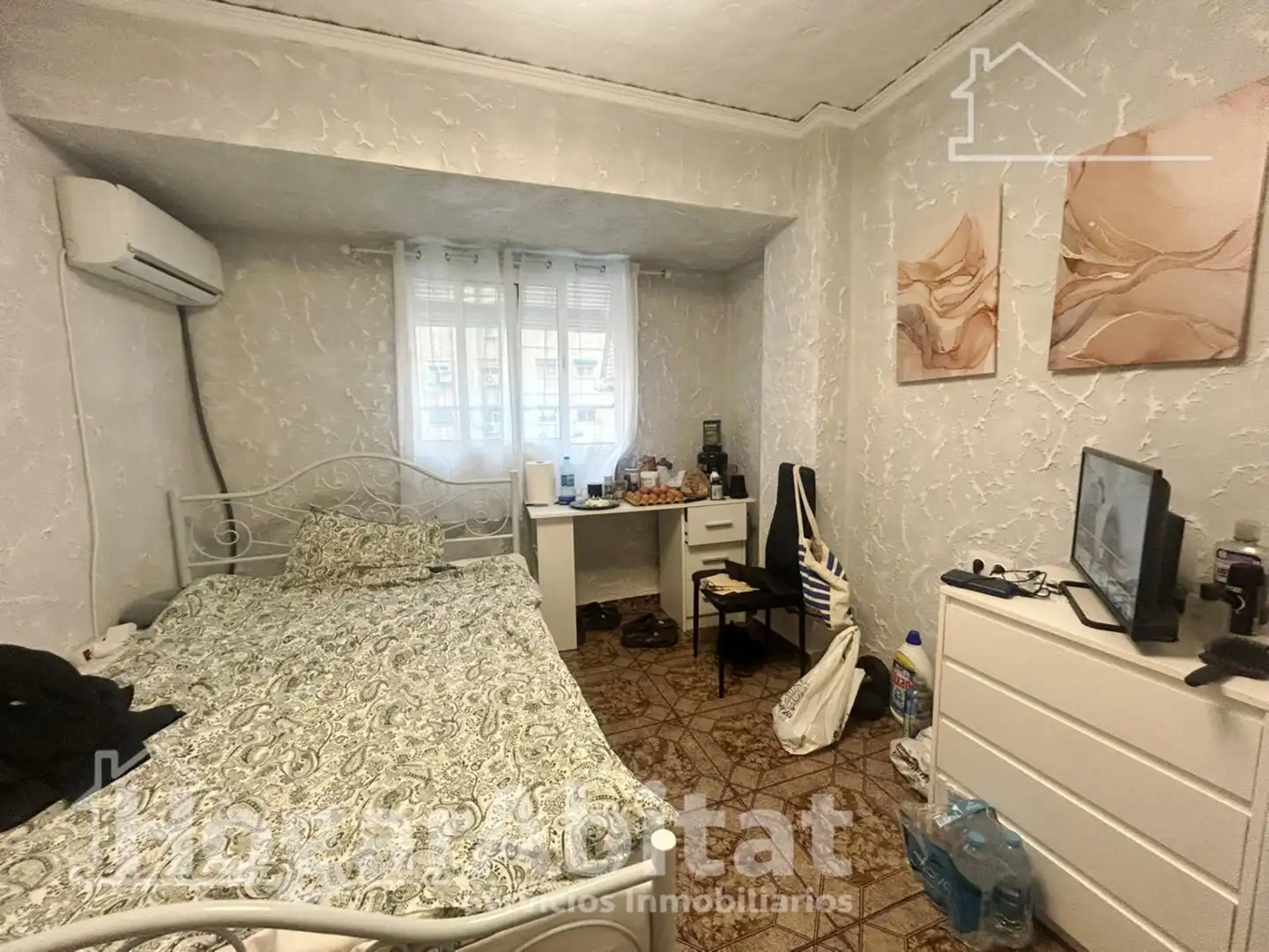 Schlafzimmer von Wohnung zum Verkauf in Valencia mit Klimaanlage