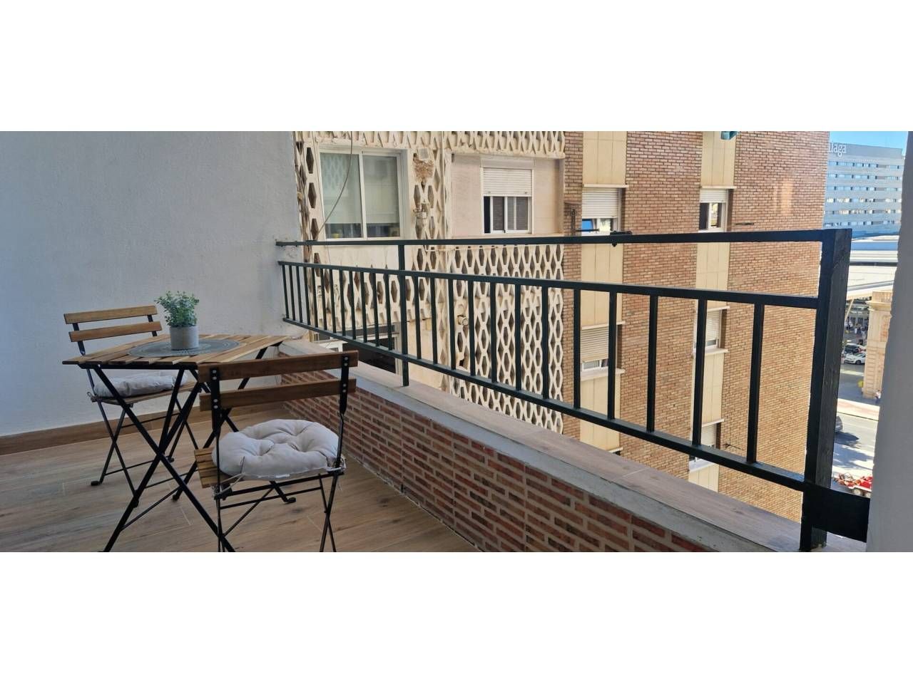 Balcony of Flat to rent in Málaga Capital  with Air Conditioner, Heating and Terrace
