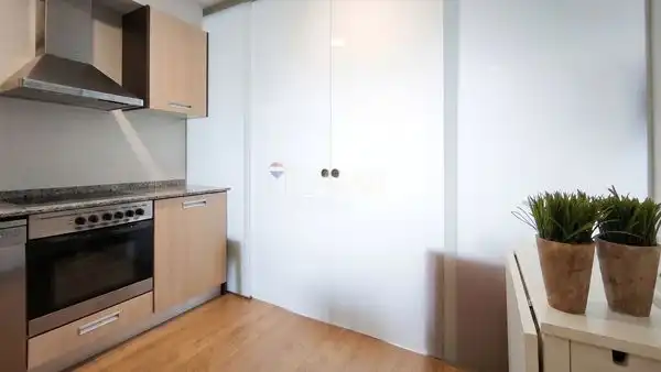 Cuina de Apartament en venda en Baiona amb Calefacció, Parquet i Terrassa