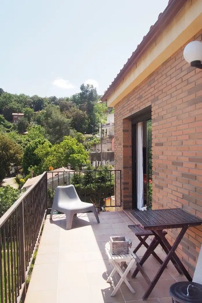Balcony of Houses for rent in Sant Cugat del Vallès  with Air Conditioner, Heating and Parquet flooring