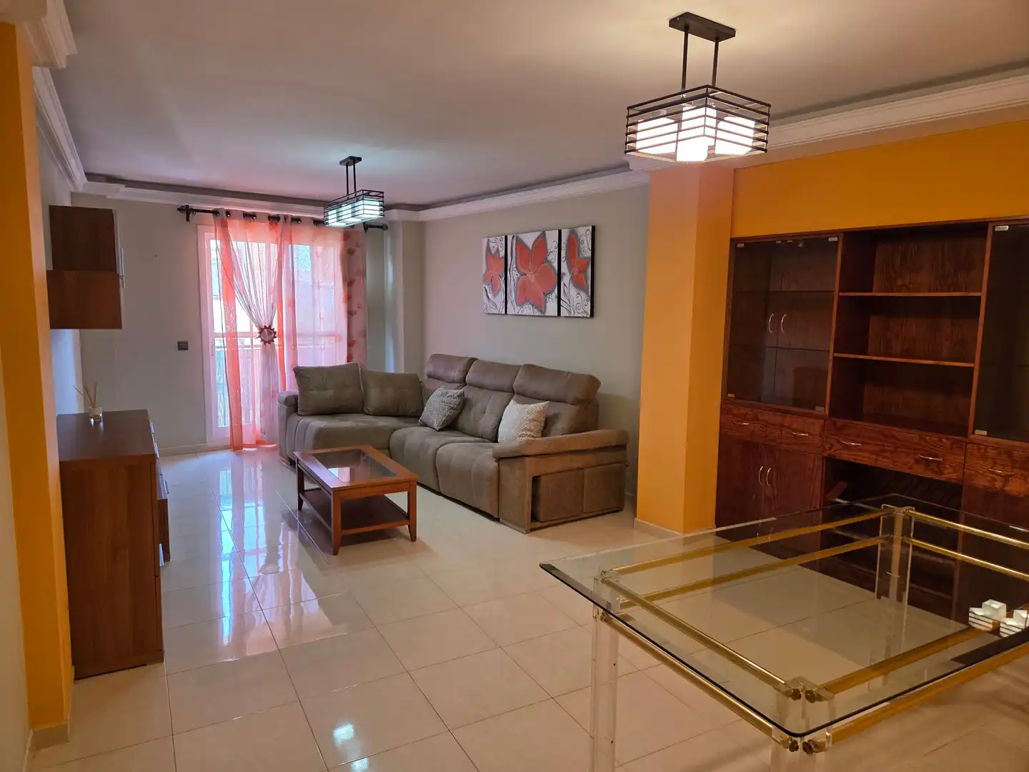 Sala de estar de Piso de alquiler en Rincón de la Victoria con Aire acondicionado, Terraza y Trastero