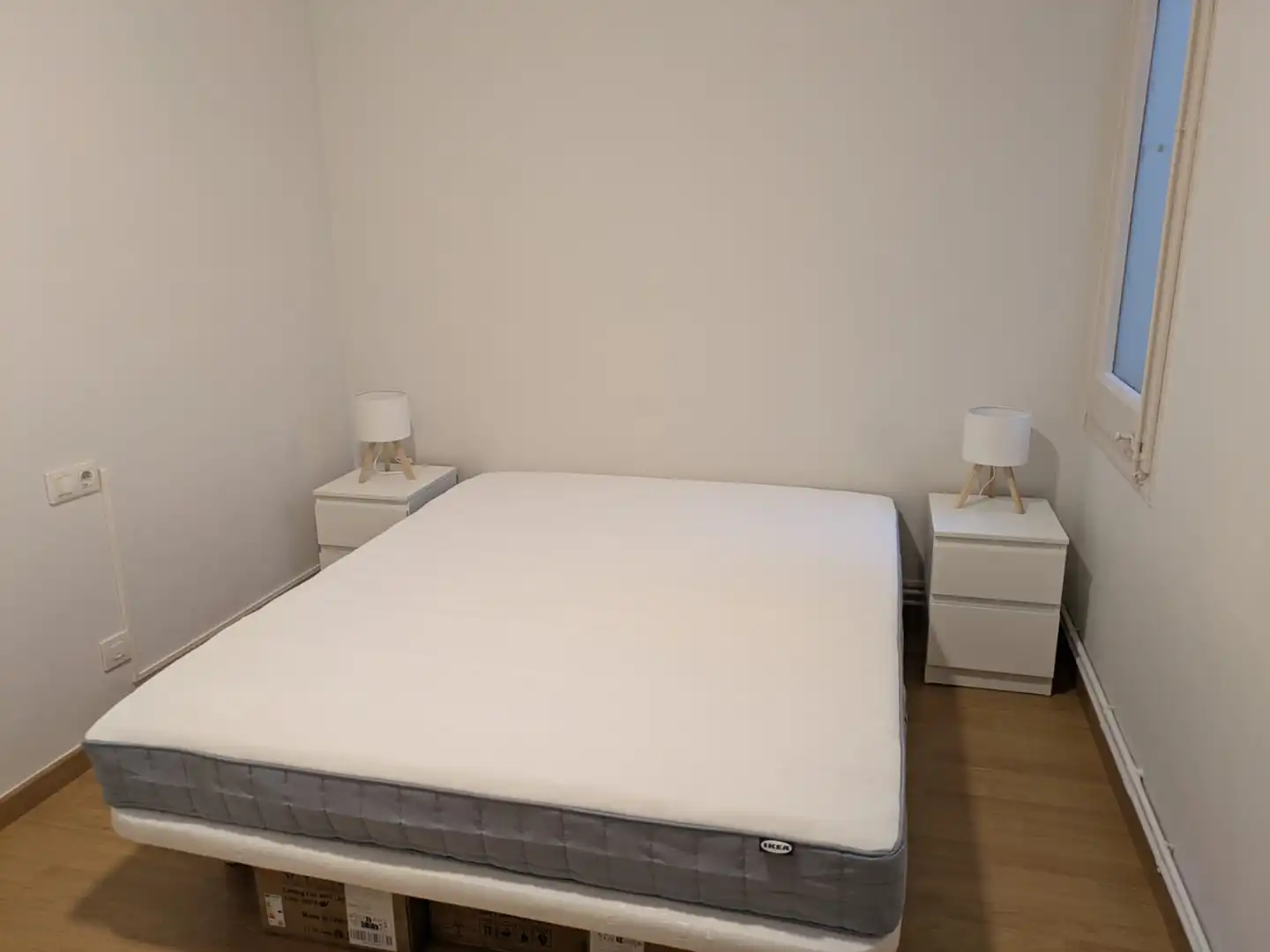 Schlafzimmer von Wohnung zur Miete in Barcelona mit Klimaanlage, Heizung und Möbliert