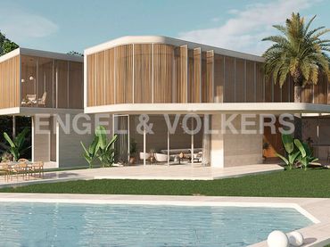 Villa con piscina in vendita a Pueblo Español - Coveta Fumá