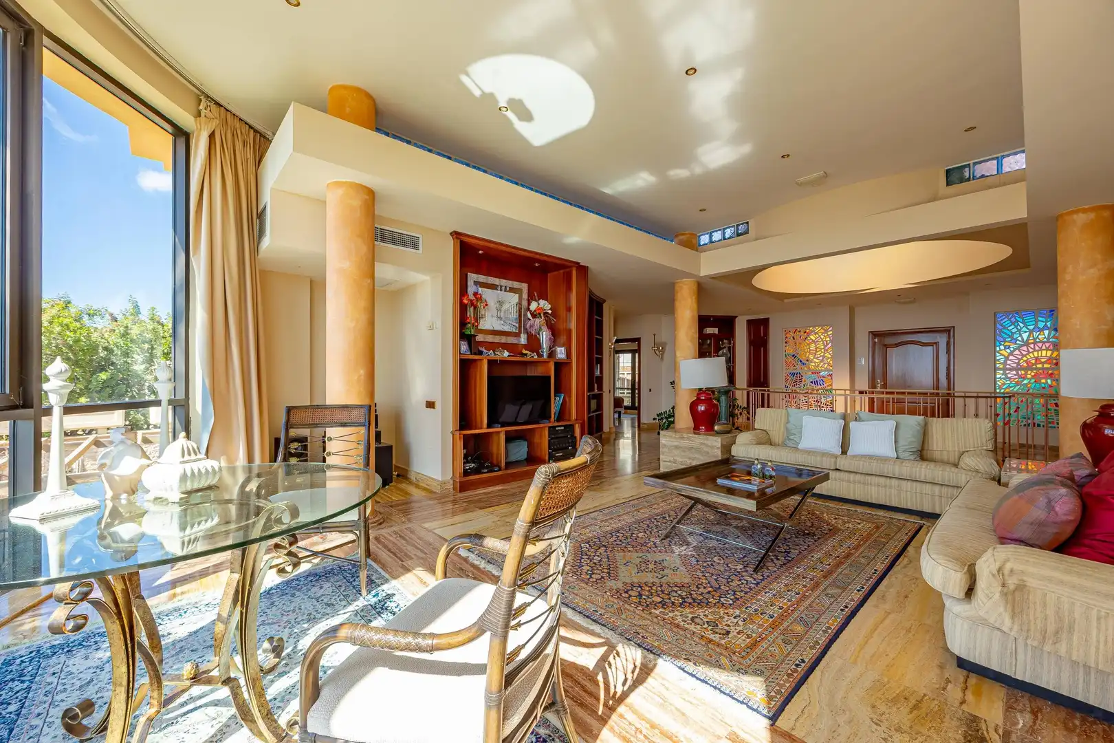 Sala de estar de Casa o chalet en venta en San Bartolomé de Tirajana con Aire acondicionado, Jardín privado y Terraza