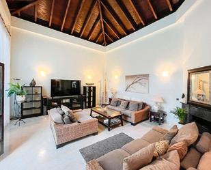 Living room of Single-family semi-detached to rent in Marbella  with Air Conditioner, Private garden and Terrace