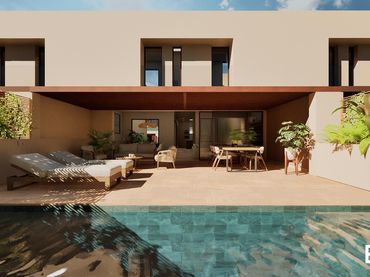 Maison mitoyenne avec piscine à vendre à Llobarro 2