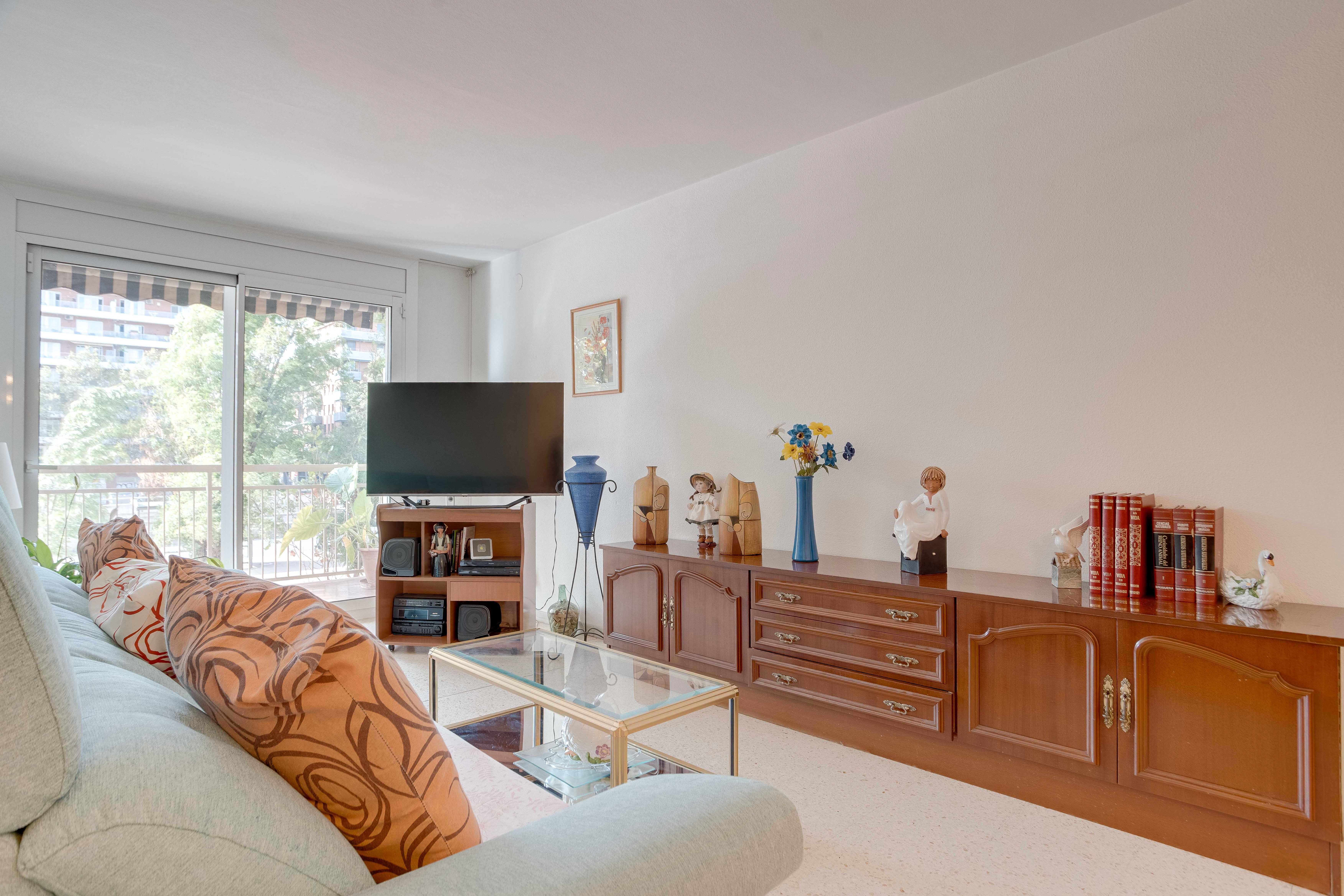 Living room of Flat for sale in  Barcelona Capital  with Balcony