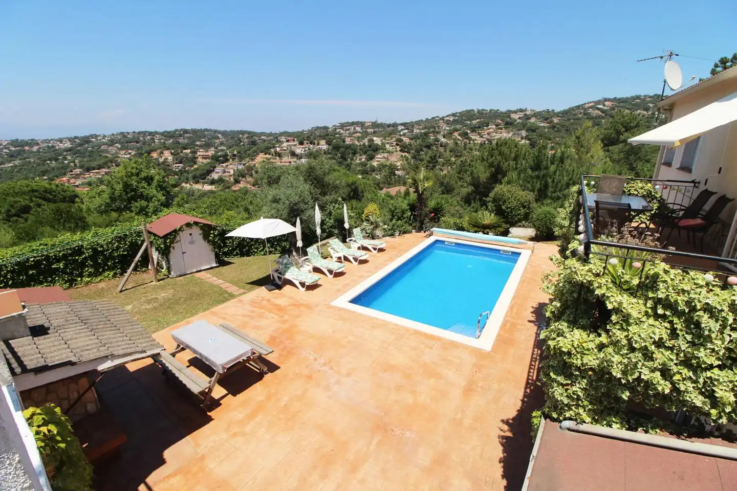 Piscina de Casa o xalet en venda en Lloret de Mar amb Aire condicionat, Jardí privat i Terrassa