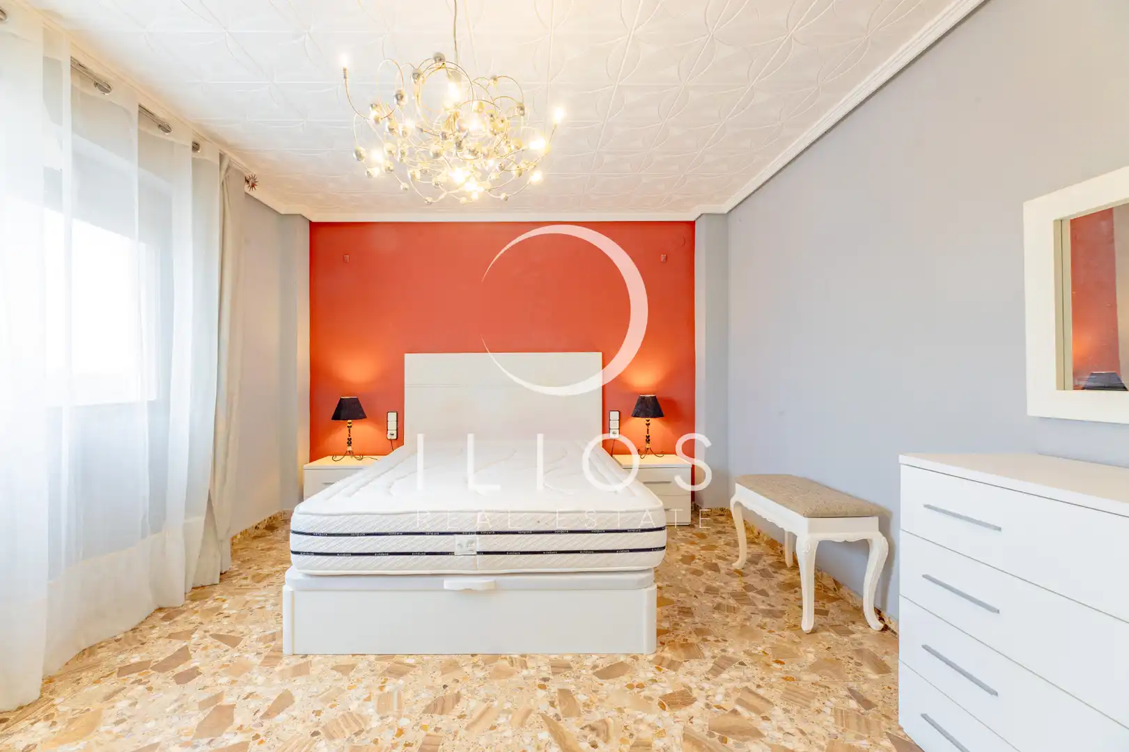 Bedroom of Flat for sale in Manises  with Air Conditioner, Terrace and Balcony