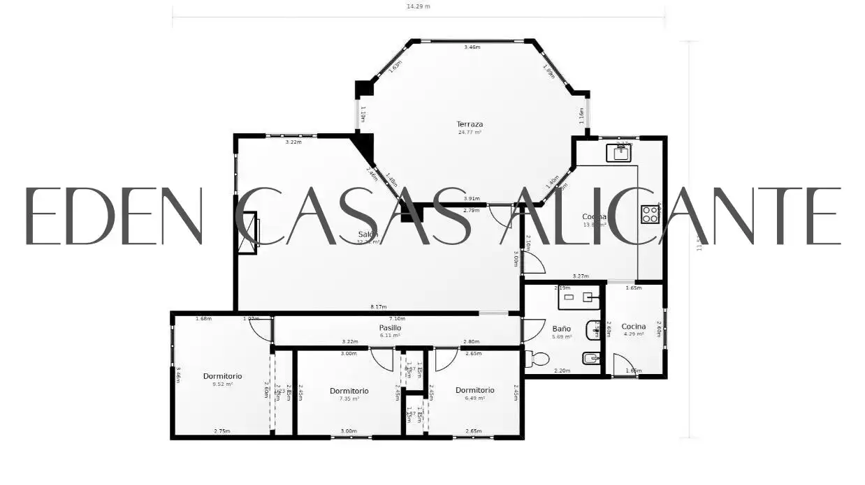 Haus oder Chalet zum Verkauf in Mutxamel mit Klimaanlage, Heizung und Privatgarten