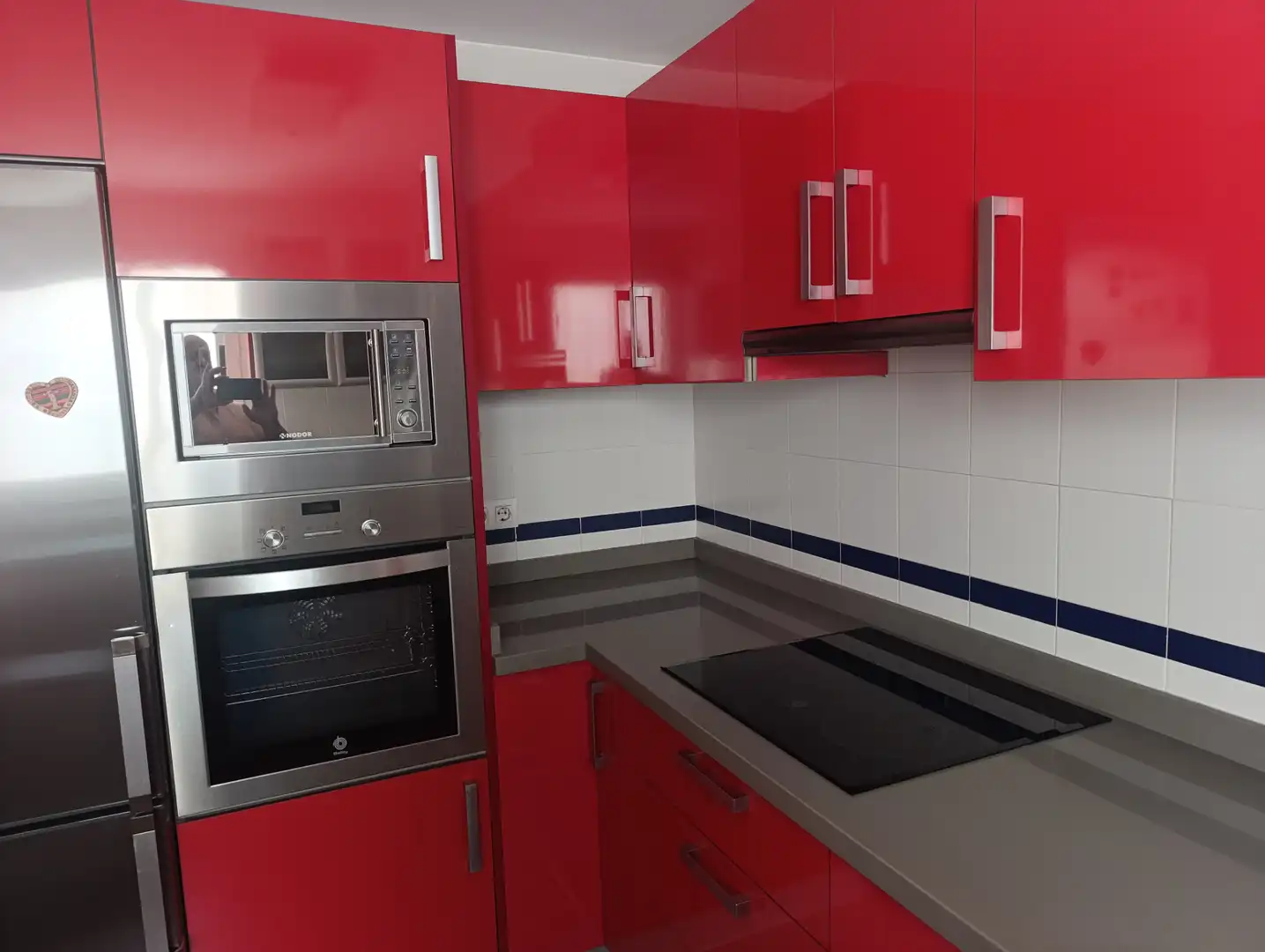 Cuina de Pis de lloguer en Málaga amb Aire condicionat, Terrassa i Moblat