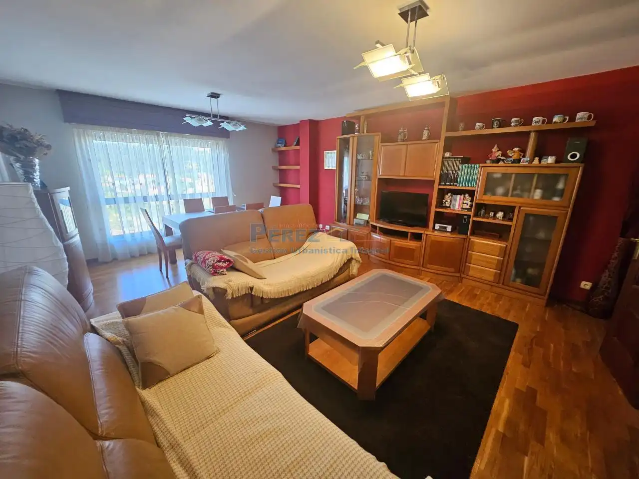 Sala de estar de Piso de alquiler en Fene con Calefacción, Parquet y Trastero