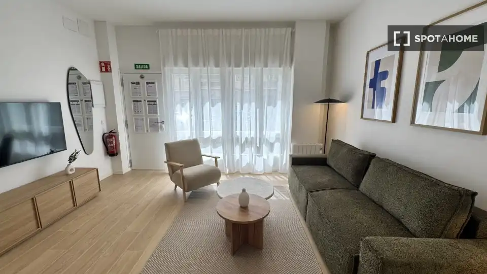 Sala de estar de Piso de alquiler en Ciudad Lineal