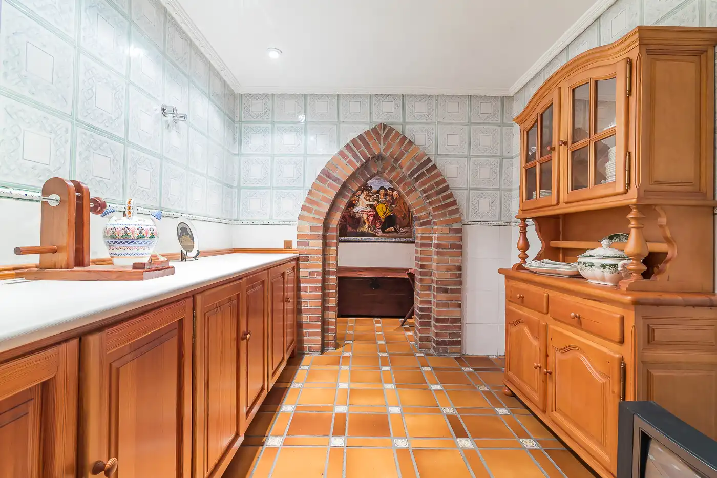 Cuina de Casa o xalet en venda en Pozuelo de Alarcón amb Aire condicionat, Jardí privat i Parquet