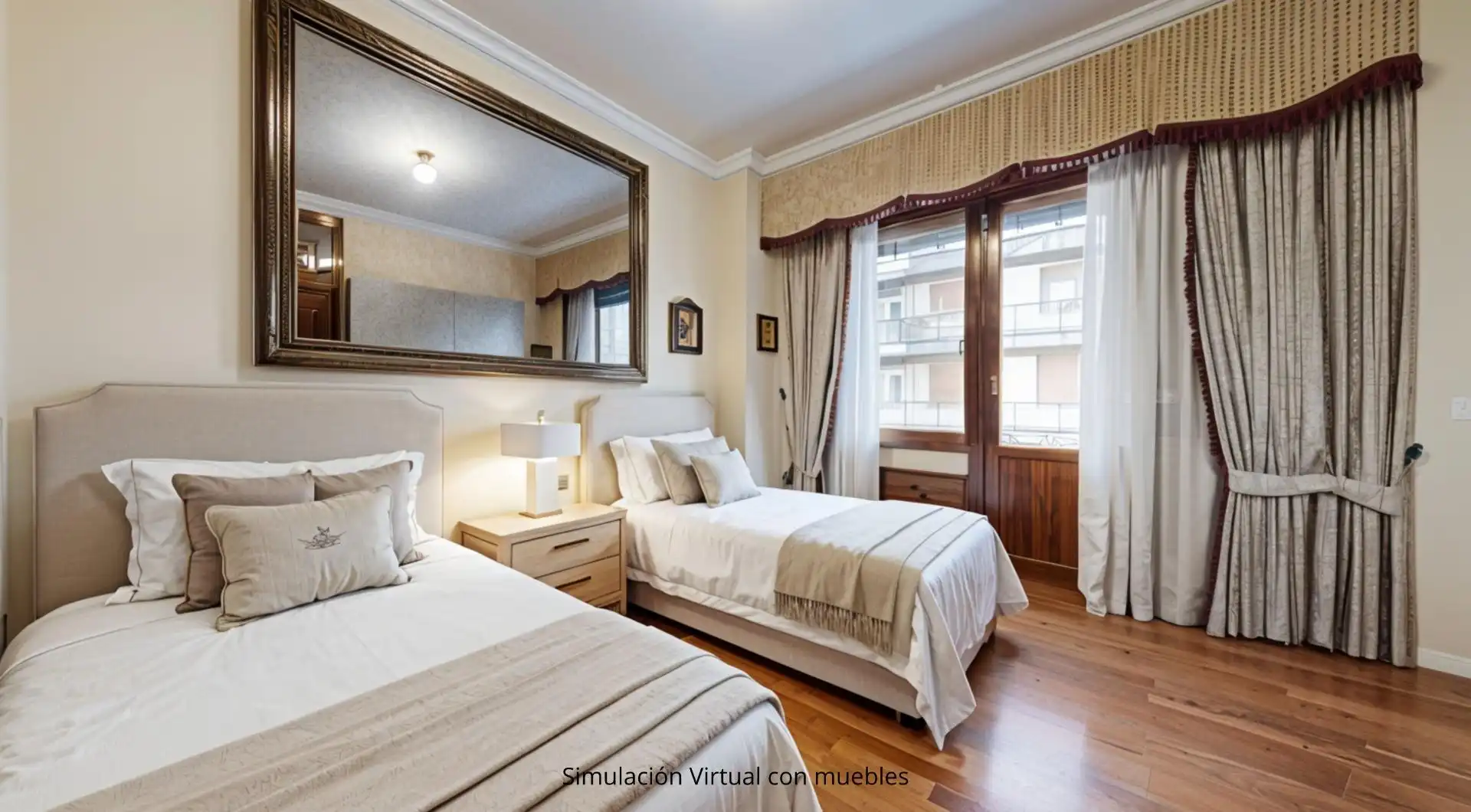Bedroom of Flat for sale in Bilbao   with Heating, Terrace and Balcony