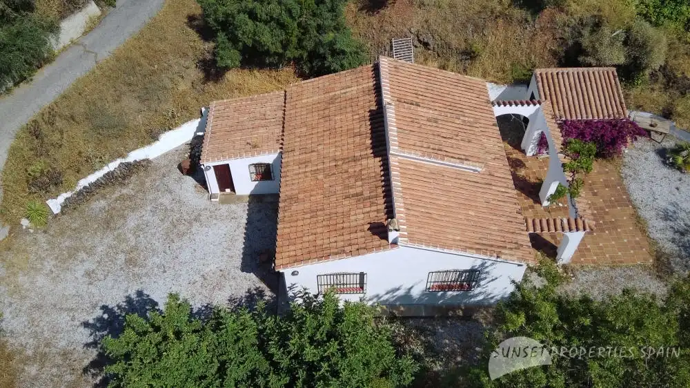 Exterior view of Houses for sale in Cómpeta  with Air Conditioner, Private garden and Swimming Pool