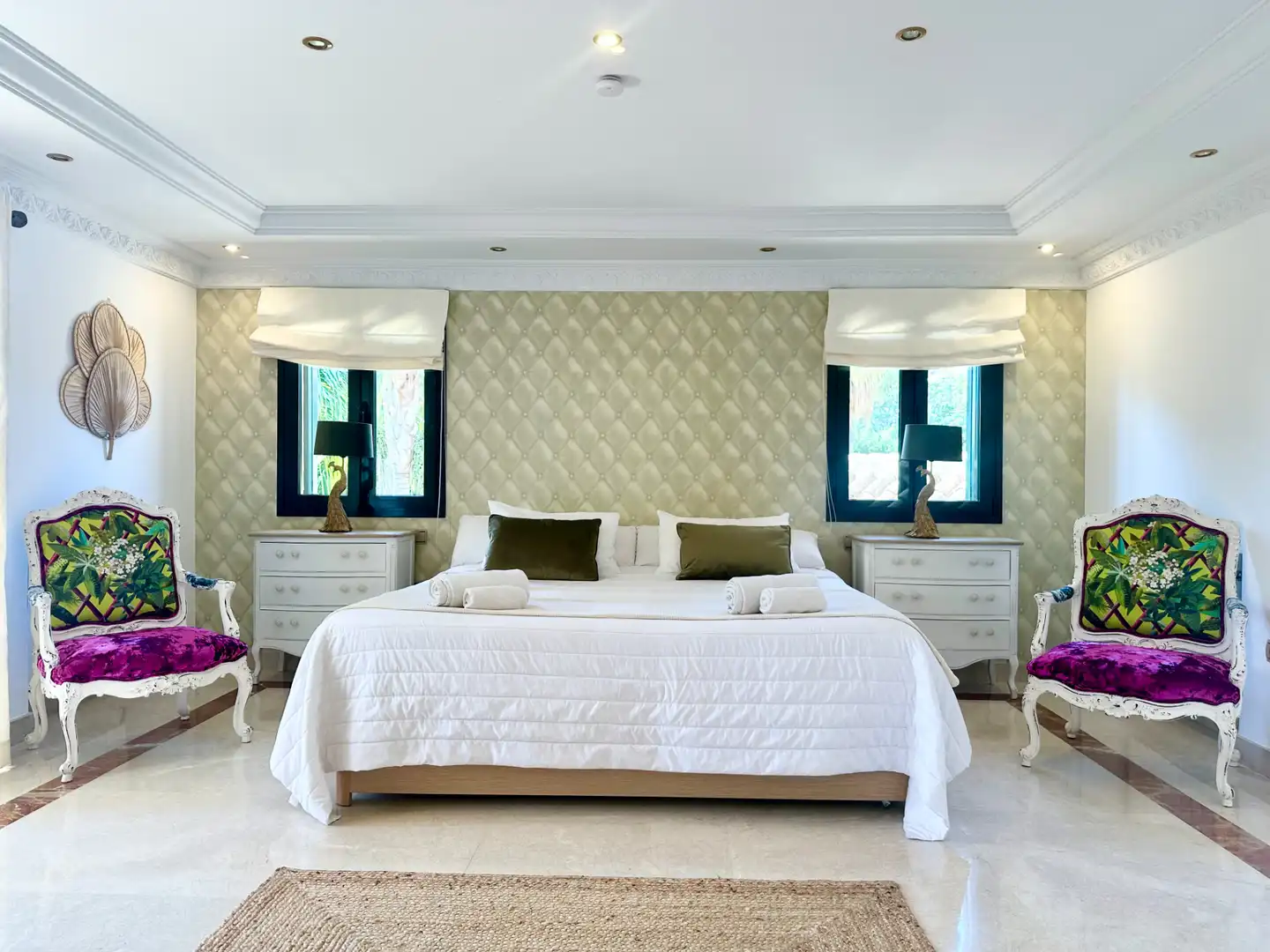 Bedroom of Houses for rent in Marbella  with Air Conditioner, Heating and Private garden