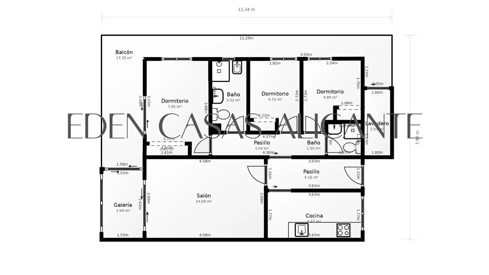 Apartamento en venta en Alicante / Alacant con Terraza, Trastero y Amueblado