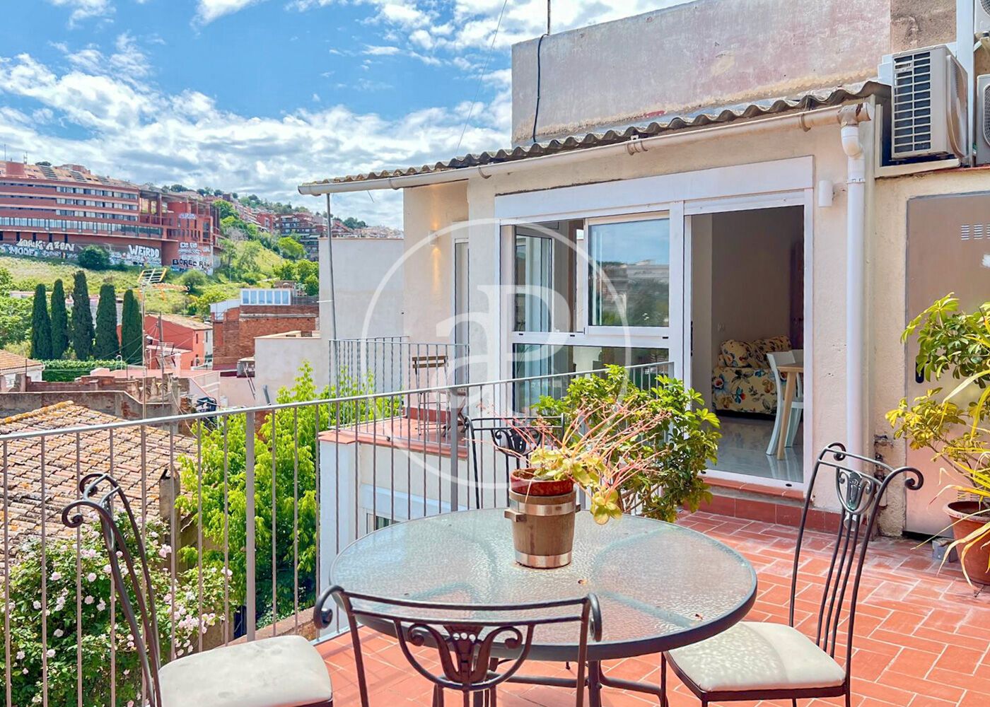 Exterior view of House or chalet to rent in  Barcelona Capital  with Air Conditioner, Heating and Terrace
