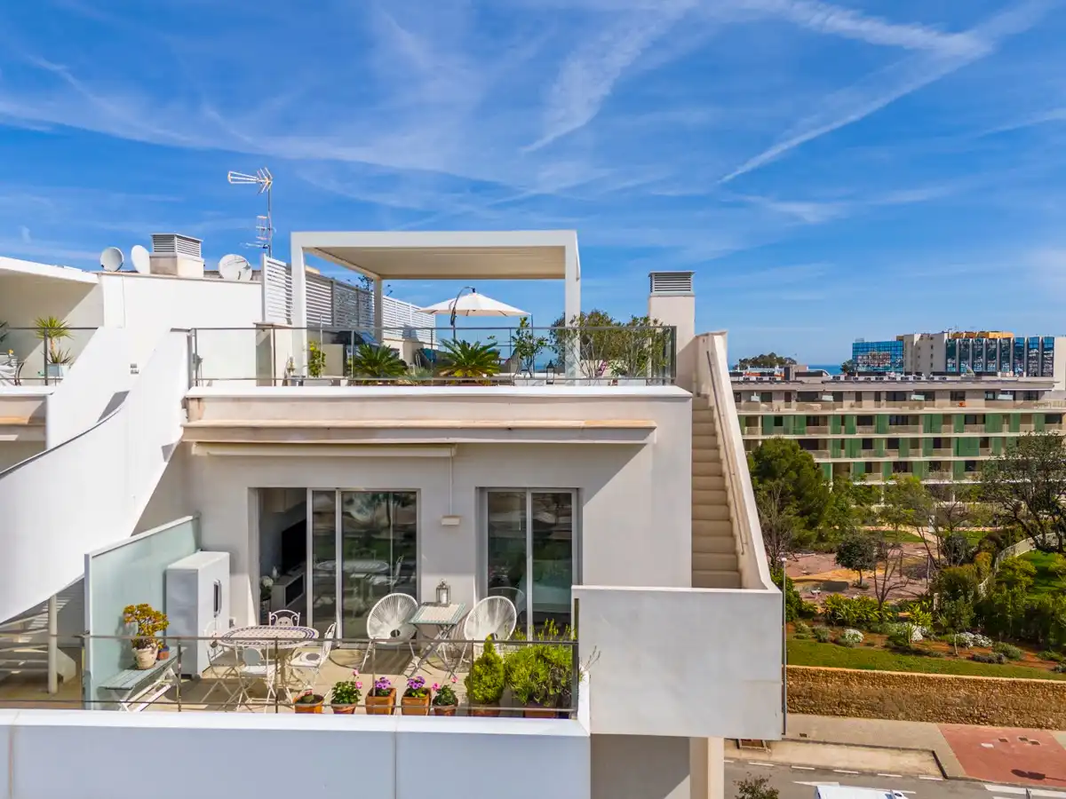 Terrasse von Dachboden zum Verkauf in Dénia mit Klimaanlage, Heizung und Terrasse