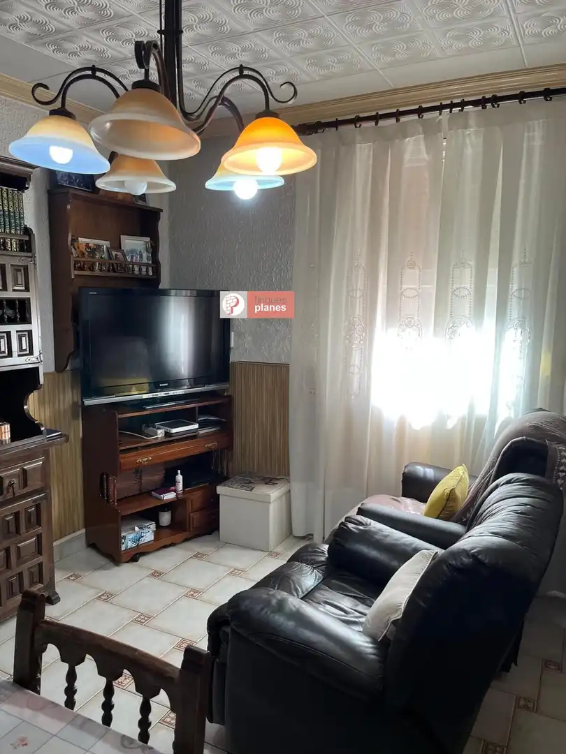 Living room of Ground floor for sale in Lleida  with Heating, Private garden and Terrace