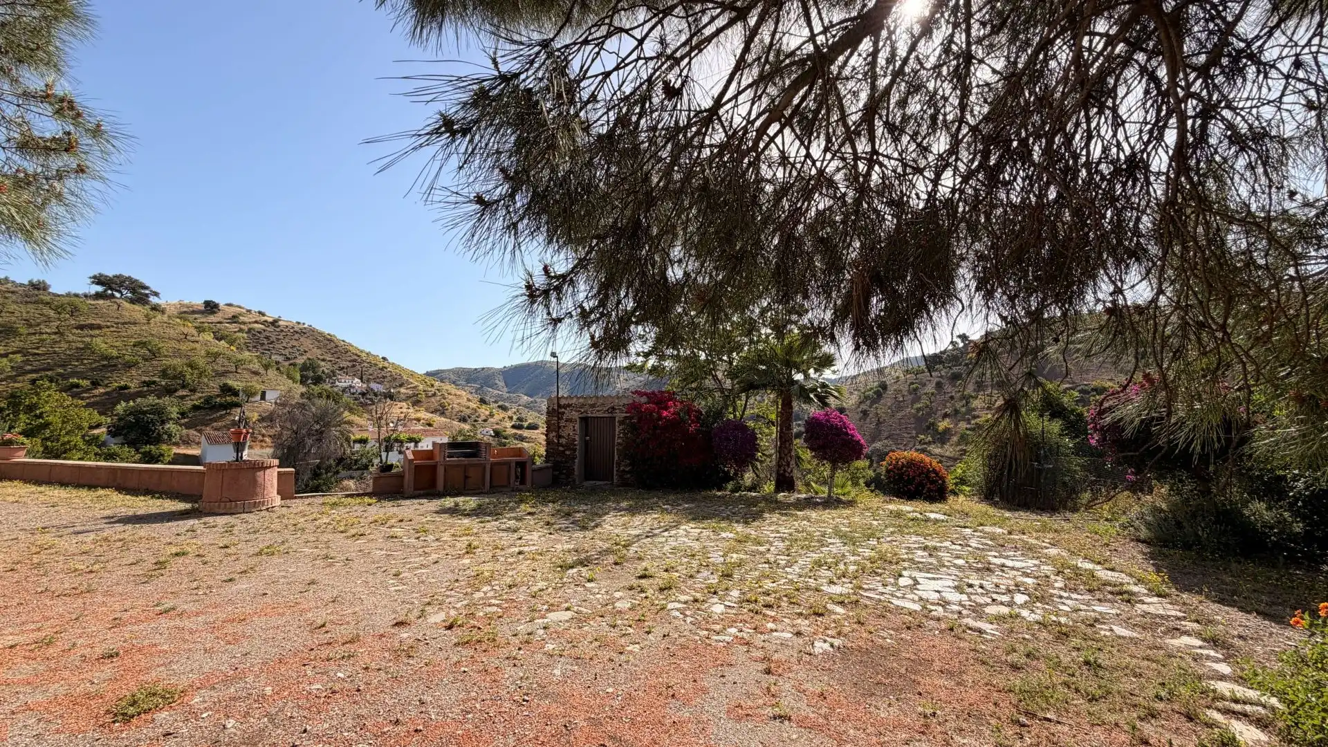 Jardí de Finca rústica en venda en Almogía amb Aire condicionat i Piscina
