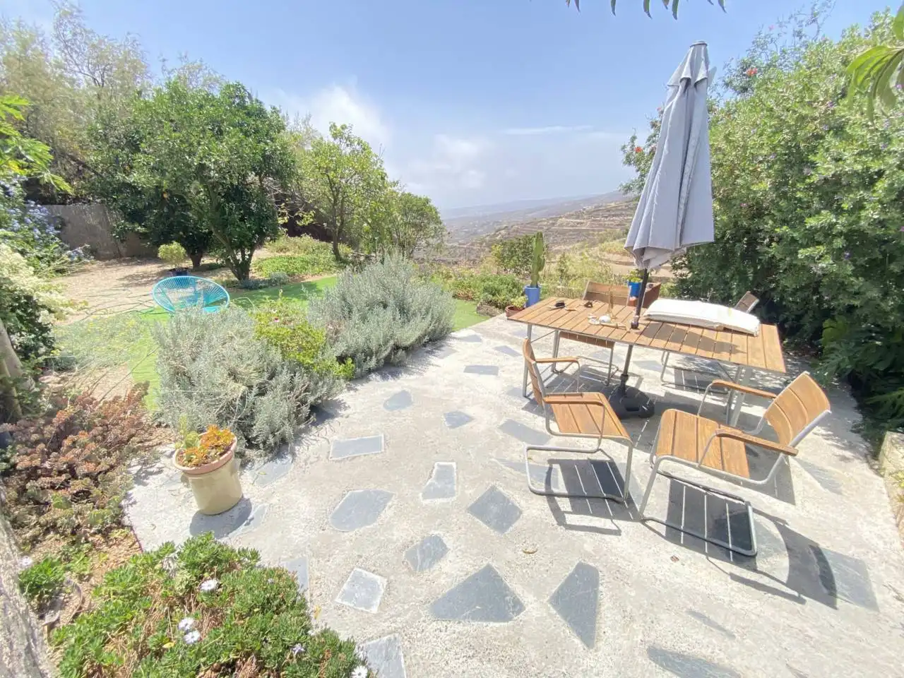 Terrassa de Finca rústica en venda en Fasnia amb Jardí privat, Terrassa i Moblat