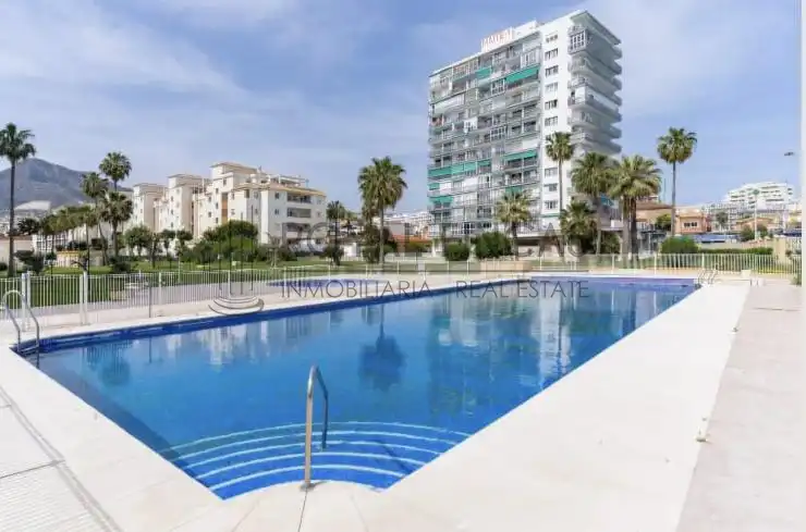 Außenansicht von Wohnung zur Miete in Benalmádena mit Klimaanlage, Terrasse und Möbliert