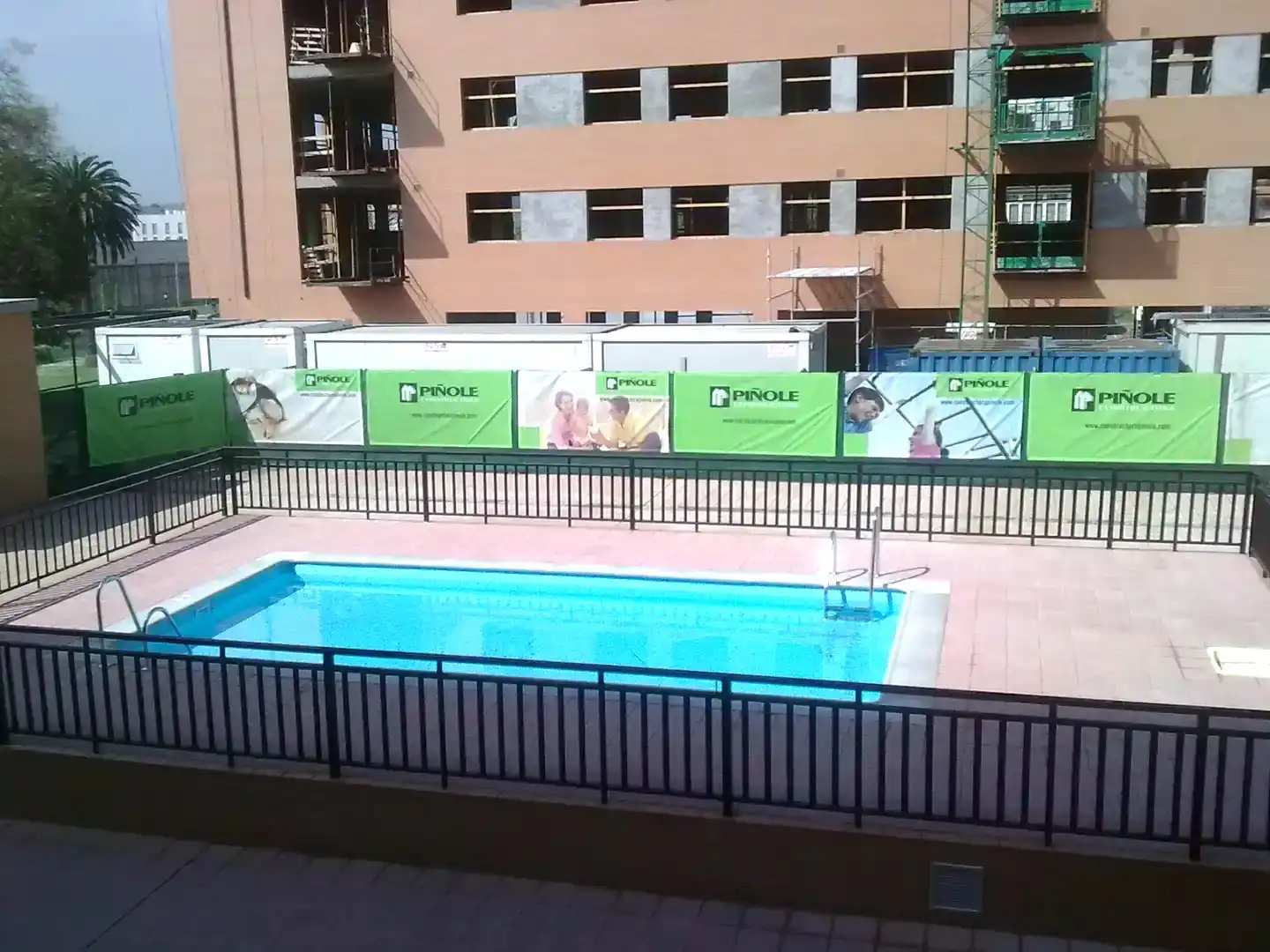 Swimming pool of Apartments for sale in Gijón   with Heating, Parquet flooring and Storage room