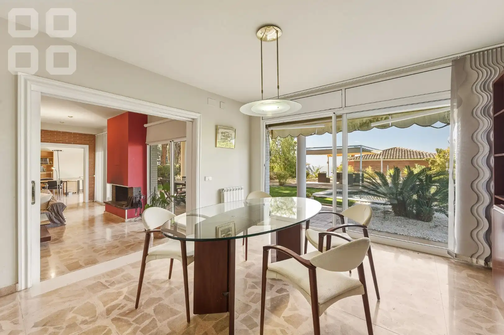 Comedor de Casa o chalet en venta en Caldes d'Estrac con Calefacción, Jardín privado y Terraza