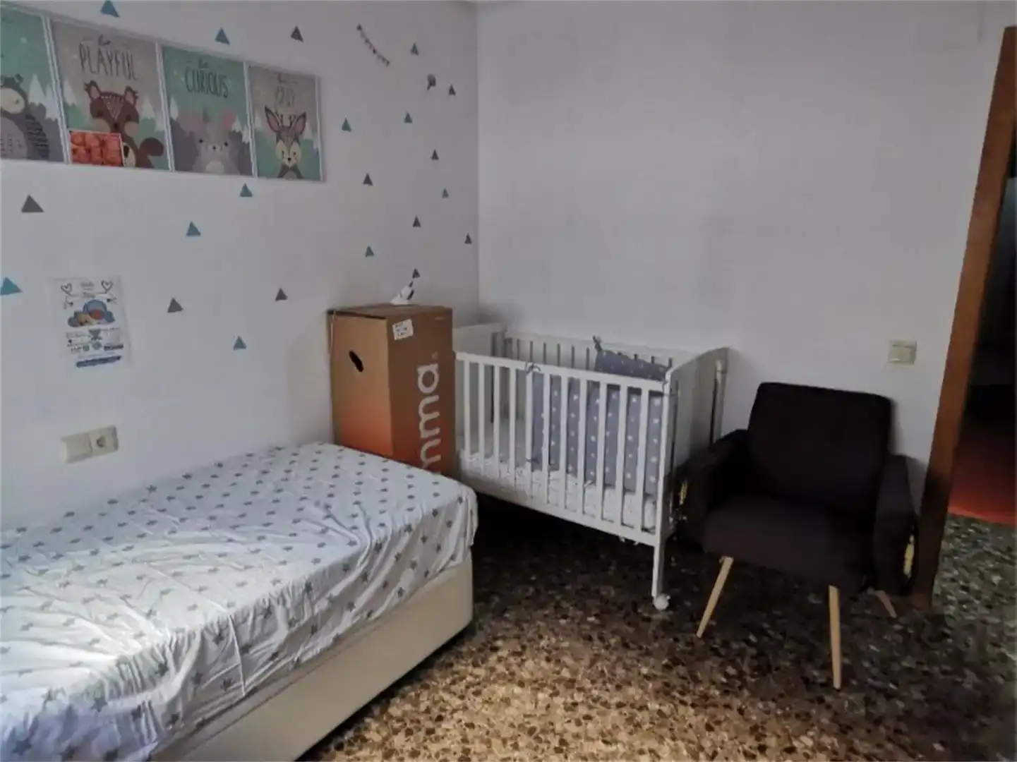 Schlafzimmer von Dachboden zum Verkauf in Alzira mit Klimaanlage