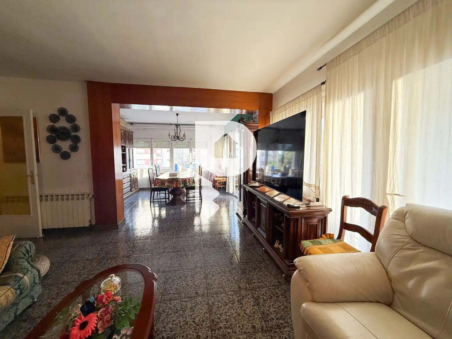 Sala d'estar de Casa o xalet en venda en Sant Vicenç Dels Horts amb Aire condicionat, Calefacció i Terrassa