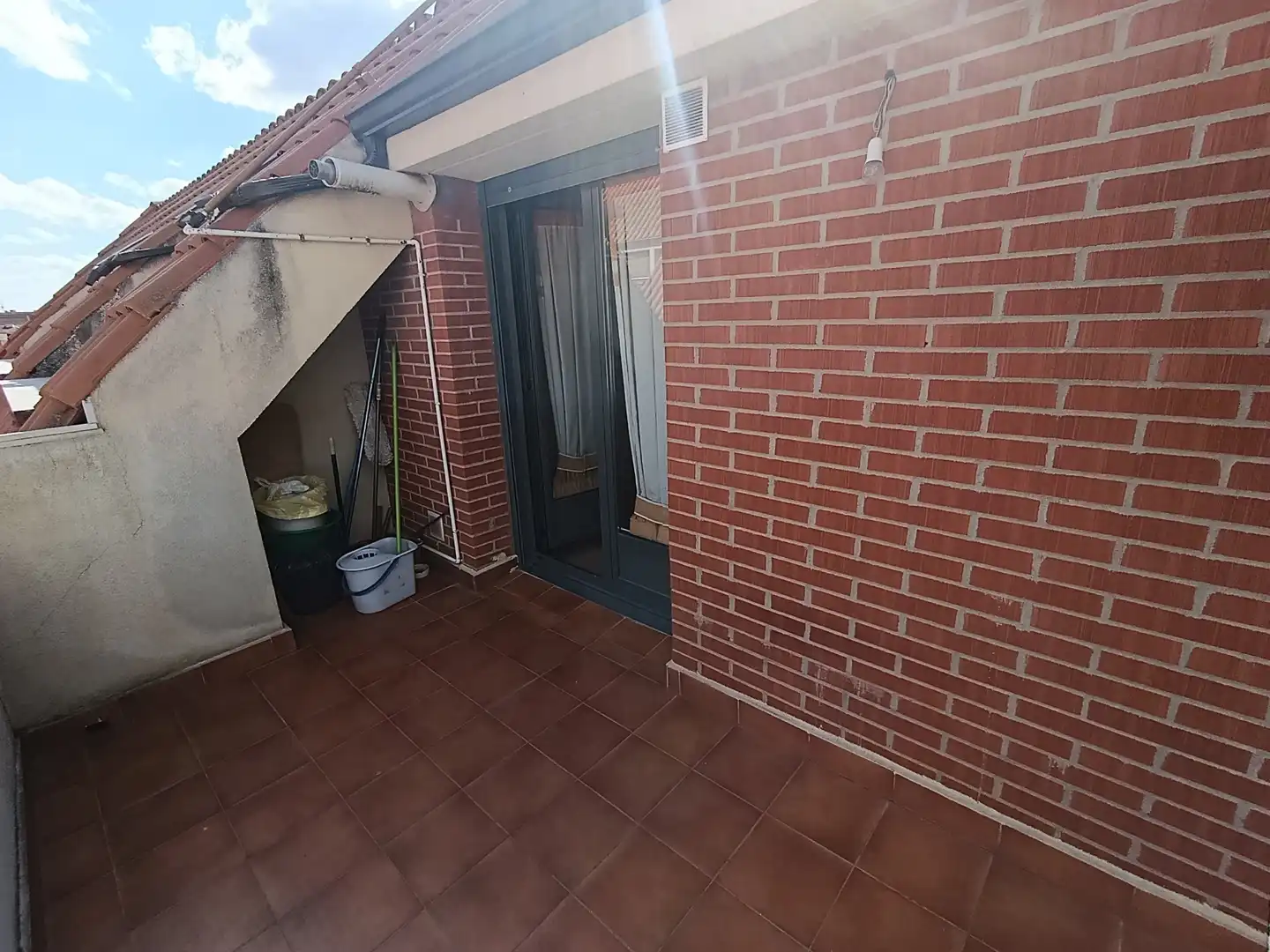 Terrasse von Dachboden zum Verkauf in Benavente mit Heizung, Parkett und Terrasse