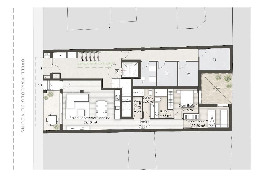 Flat for sale in Santa Pola  with Air Conditioner and Terrace