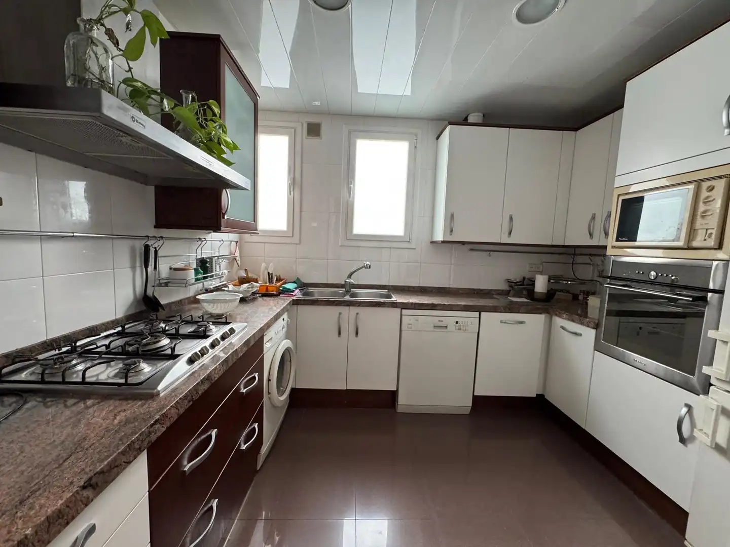 Cocina de Piso en venta en Barcelona con Parquet, Amueblado y Horno