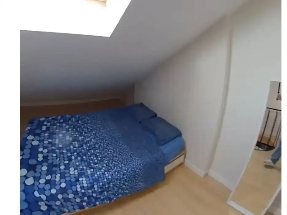 Schlafzimmer von Wohnung zur Miete in  Madrid Capital mit Klimaanlage