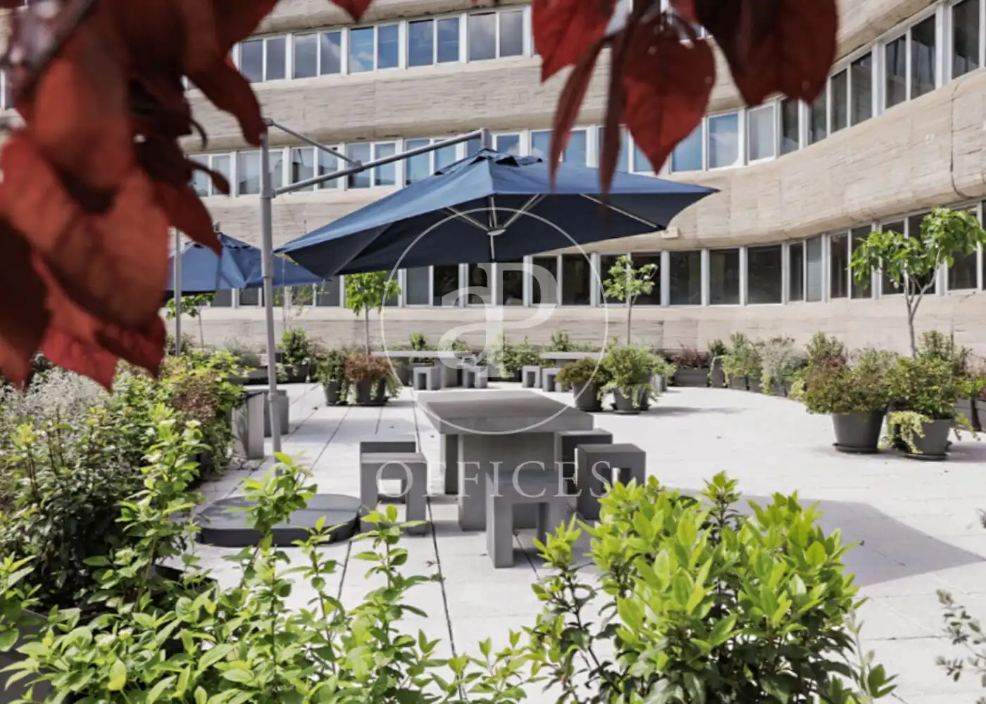 Terrasse von Büro zur Miete in Madrid mit Klimaanlage und Heizung