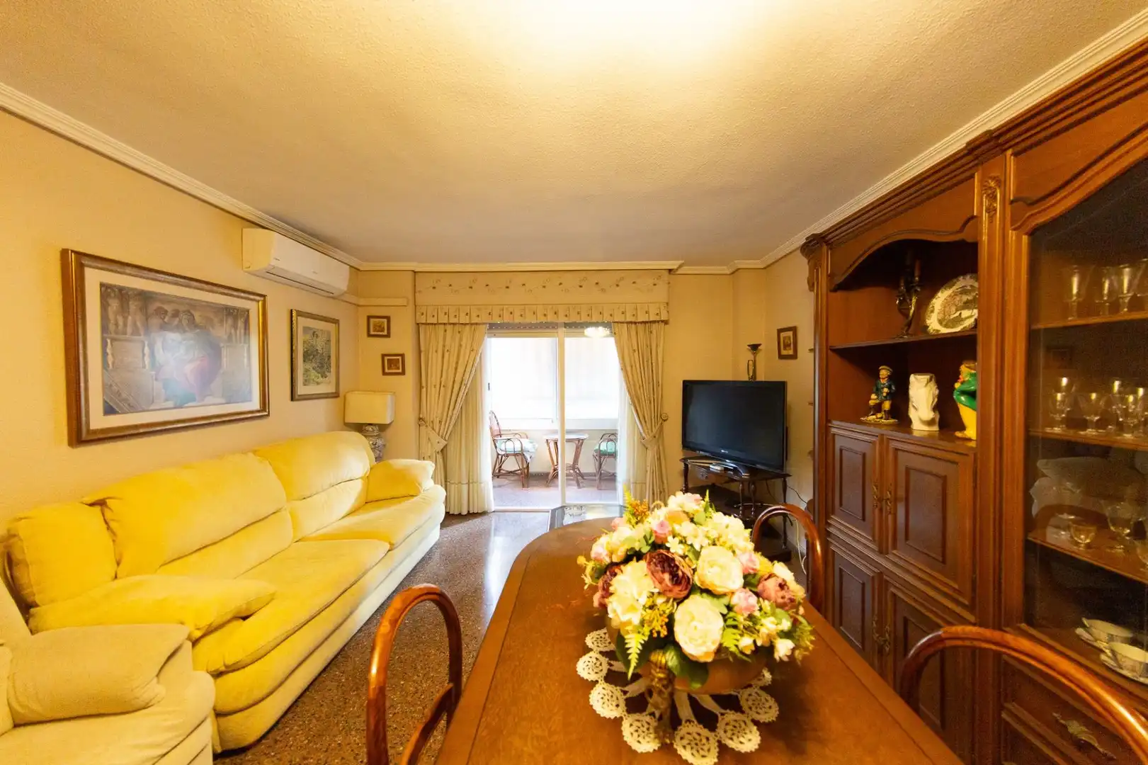 Living room of Apartments for sale in Alicante / Alacant  with Air Conditioner, Heating and Terrace