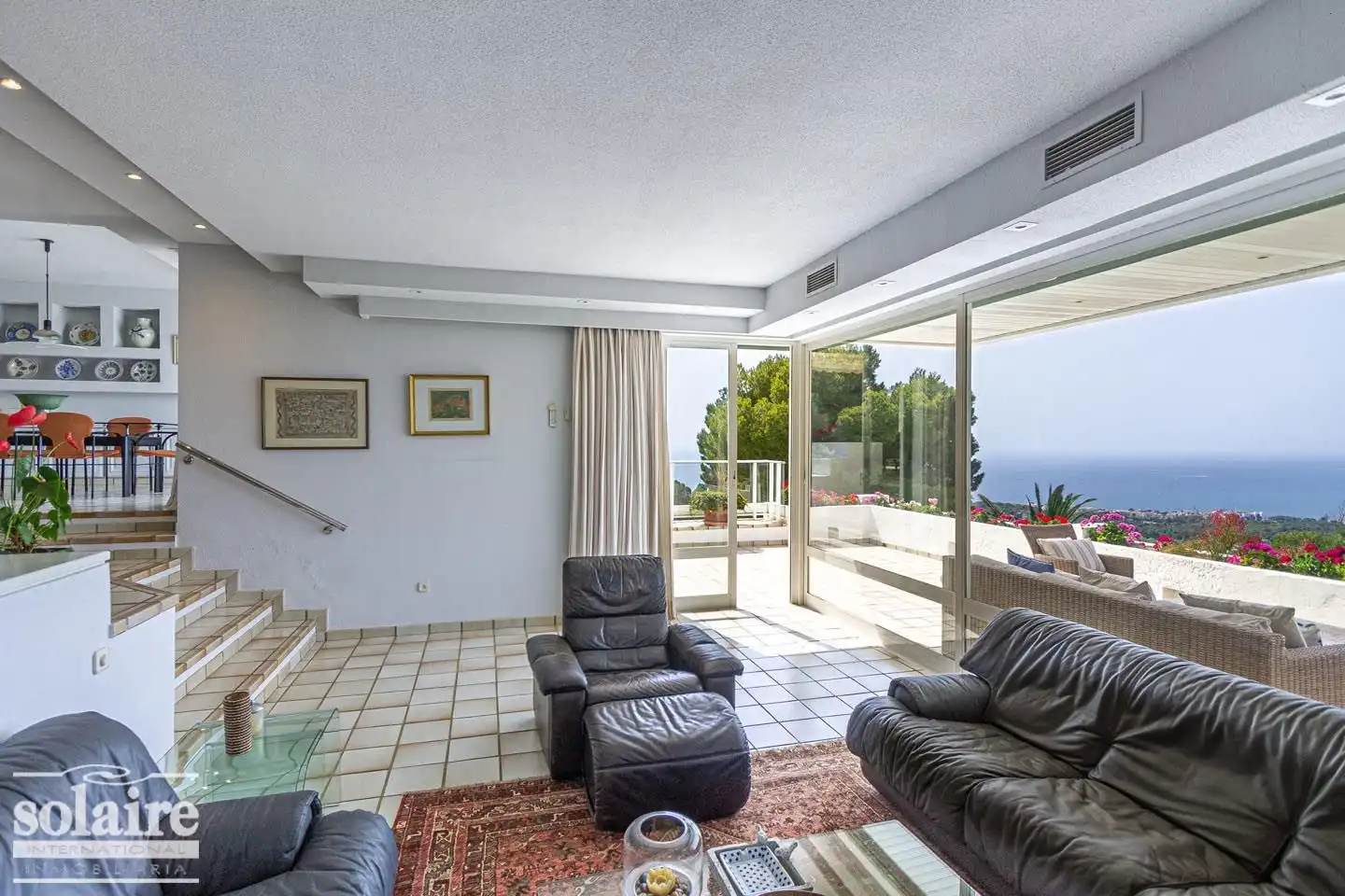 Sala de estar de Casa o chalet en venta en Altea con Aire acondicionado, Calefacción y Jardín privado