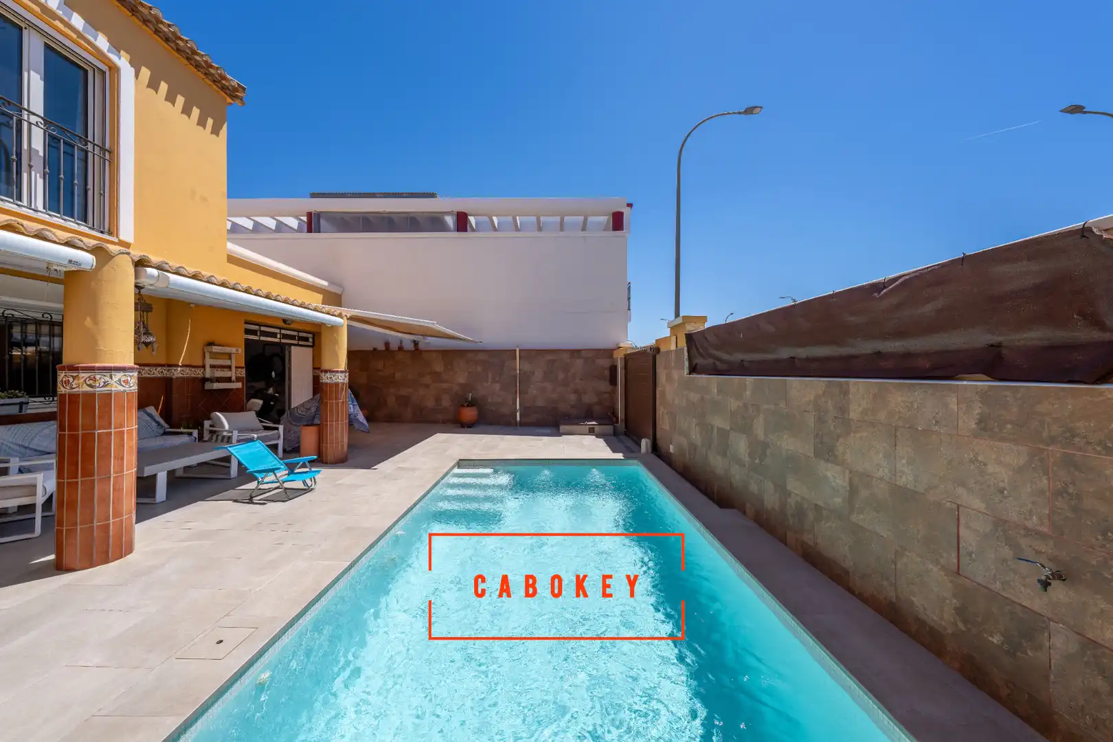 Piscina de Casa o chalet en venta en Huércal de Almería con Aire acondicionado, Calefacción y Jardín privado