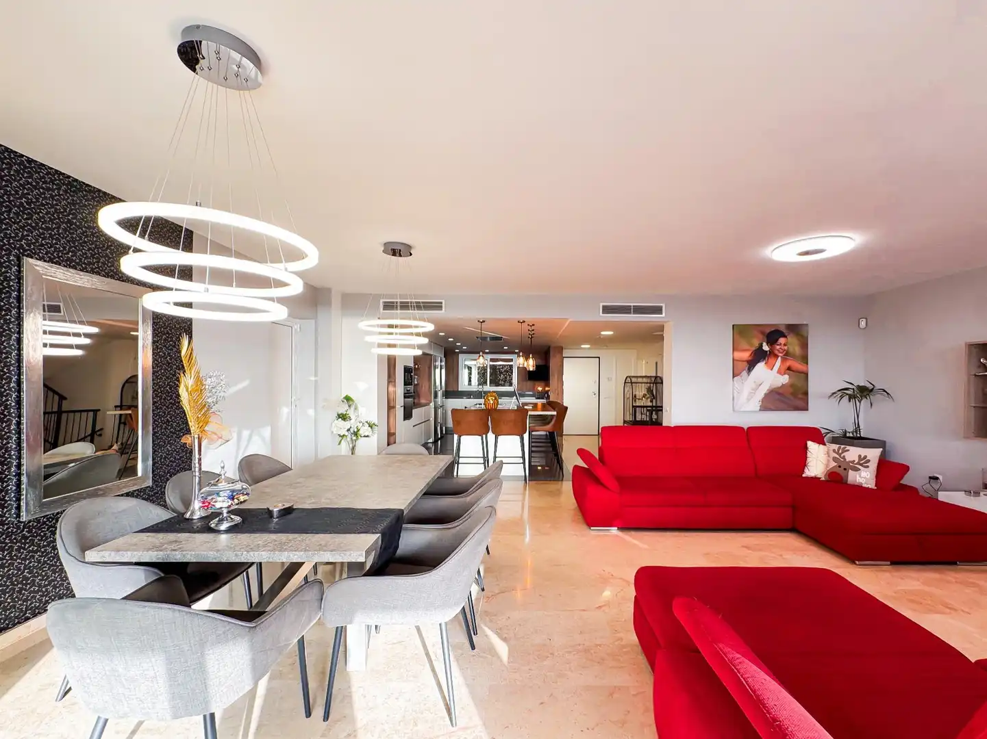 Living room of Houses for sale in Santiago del Teide  with Air Conditioner, Private garden and Terrace