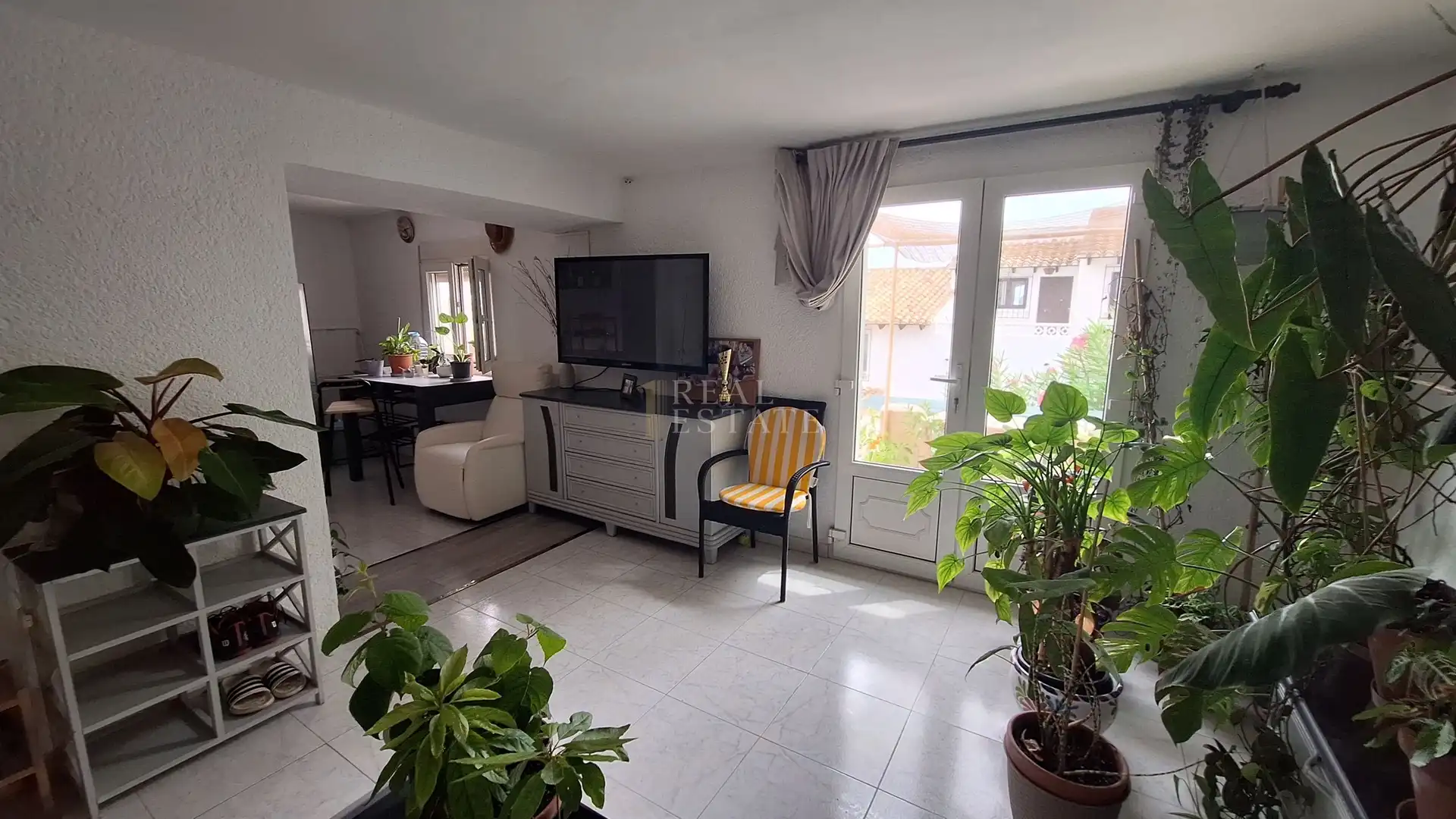 Living room of Detached homes for sale in Moraira  with Air Conditioner, Terrace and Storage room