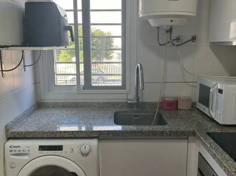 Küche von Wohnung zum Verkauf in Rincón de la Victoria mit Klimaanlage