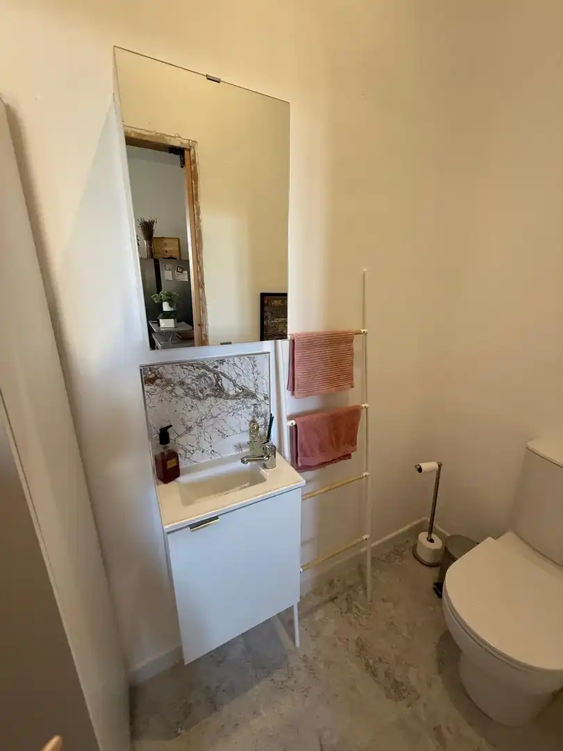 Bany de Casa o xalet en venda en Chimeneas amb Aire condicionat, Calefacció i Jardí privat